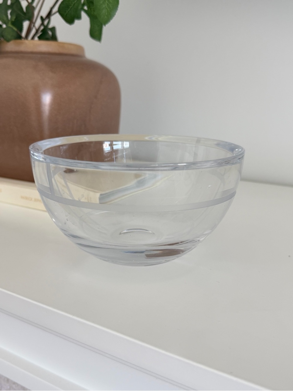 Kate Soade Clear Glass Bowl - Transparent
